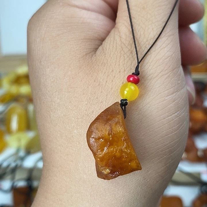 未镶嵌蜜蜡裸石吊坠12