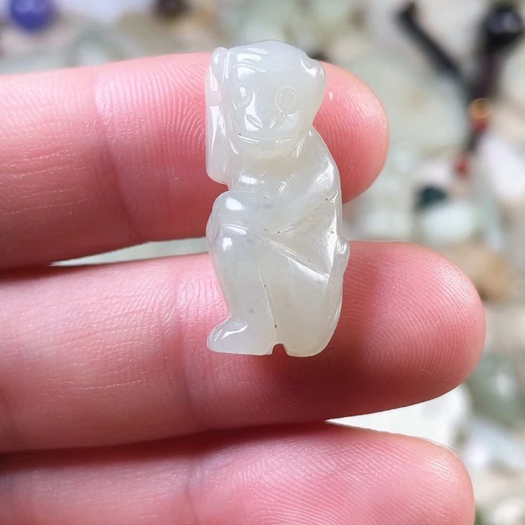 和田玉（糖玉）颈饰未镶嵌