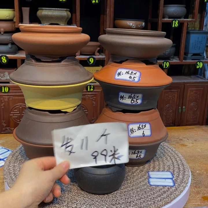 紫砂花盆紫砂花盆