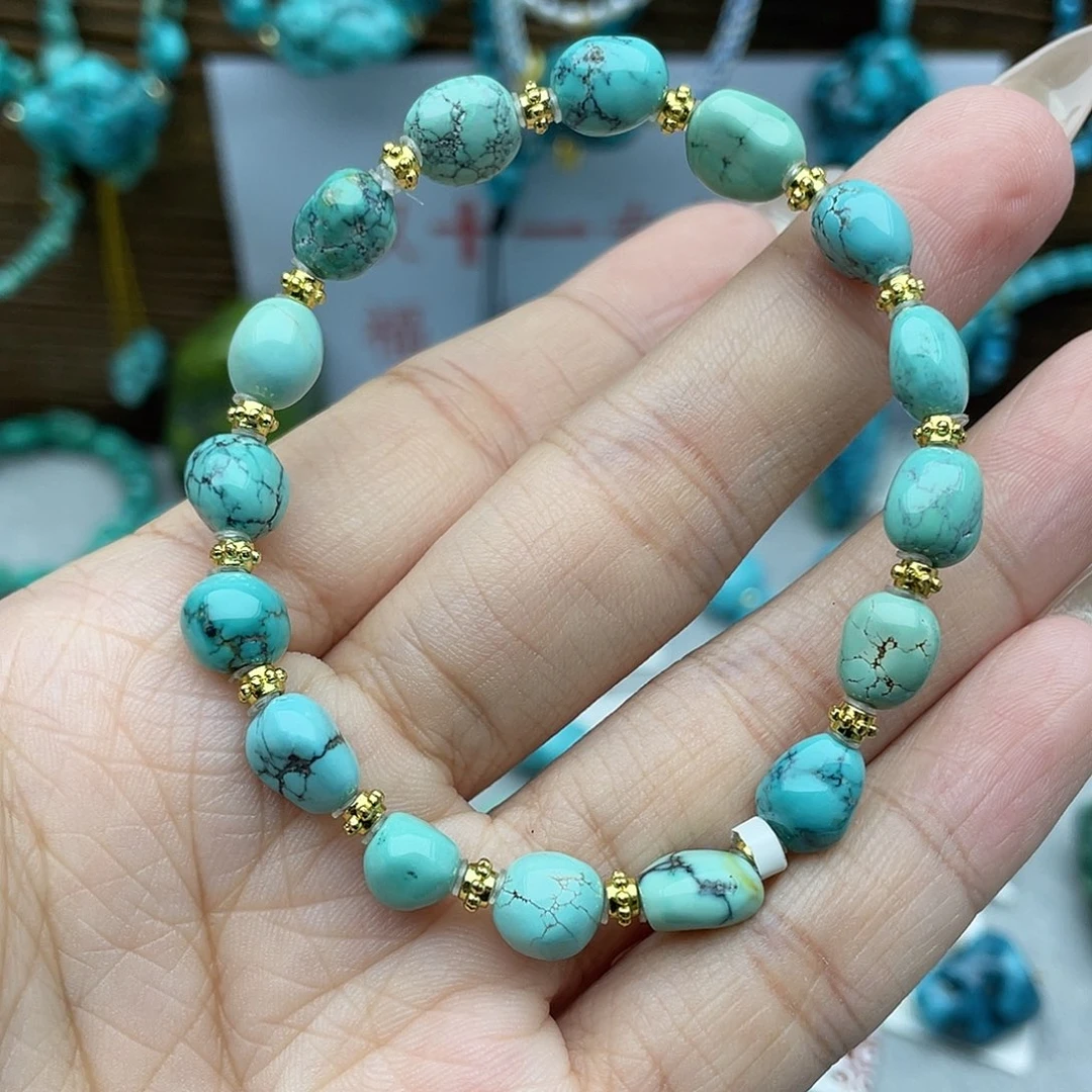 绿松石未镶嵌随行手串