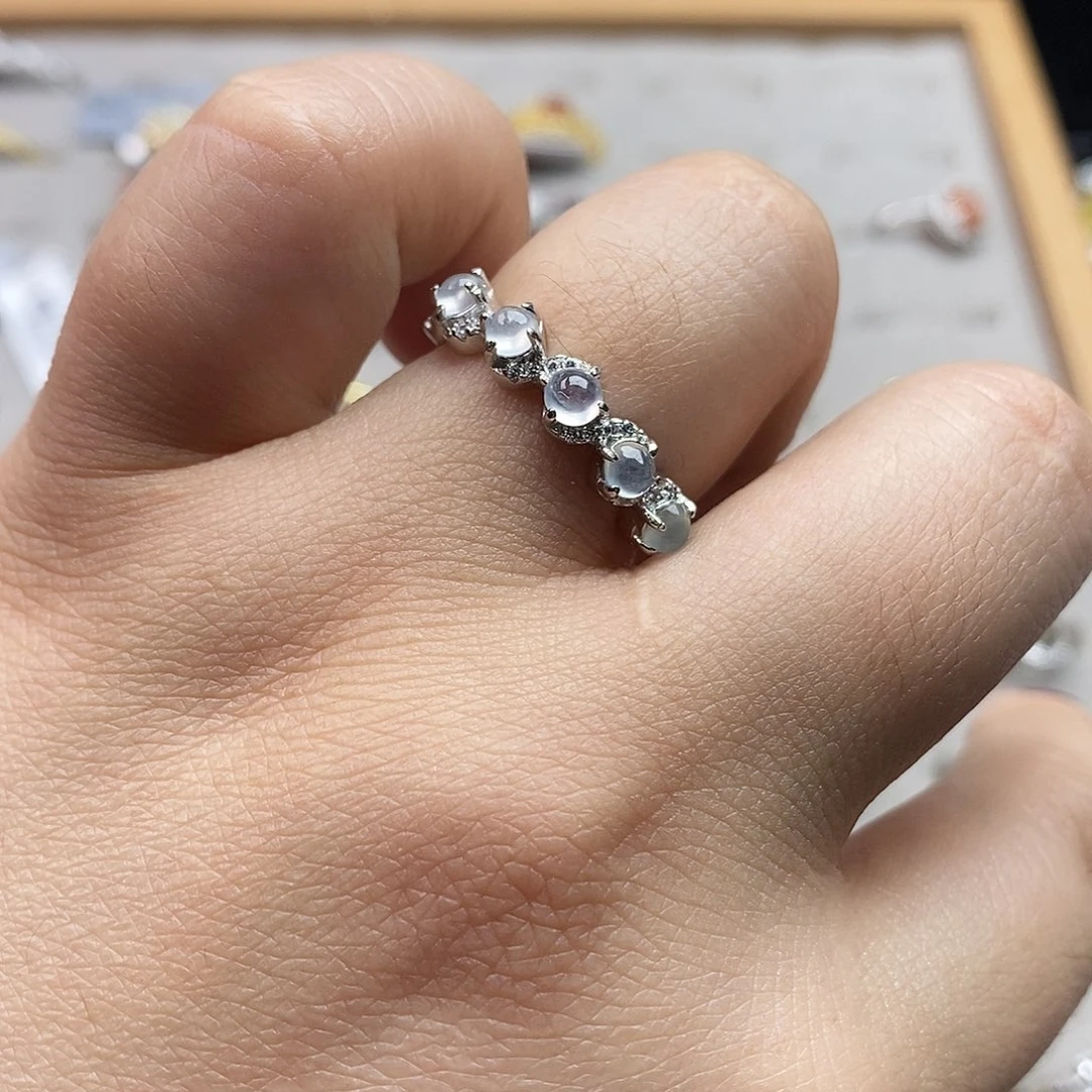 翡翠未镶嵌戒指翡翠