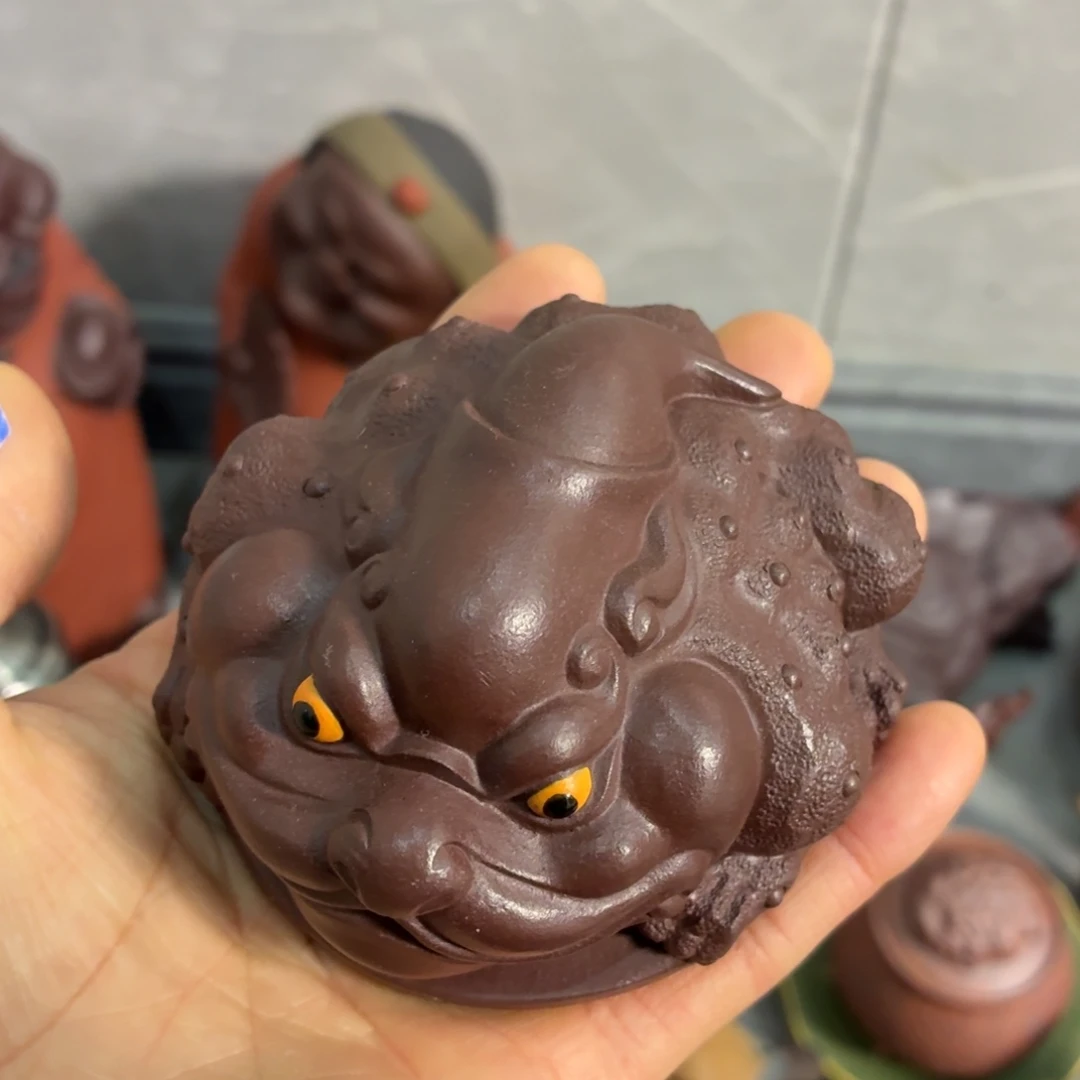 紫砂茶杯放漏放漏放大漏了