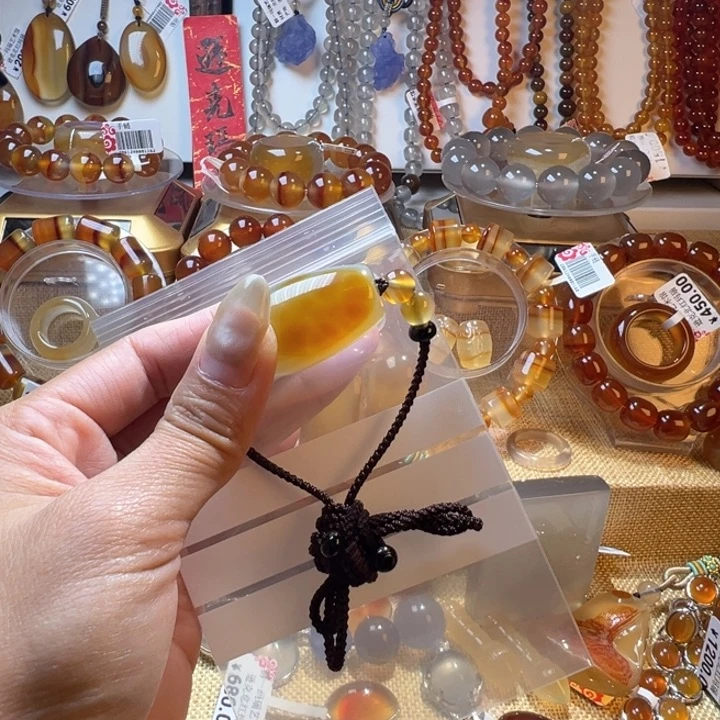 G***r玛瑙/玉髓合金颈饰6