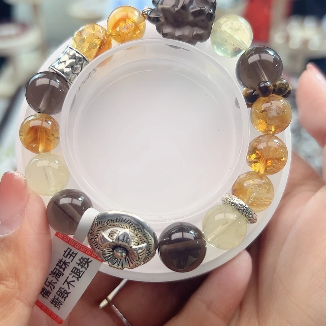 水晶手链未镶嵌水晶手串