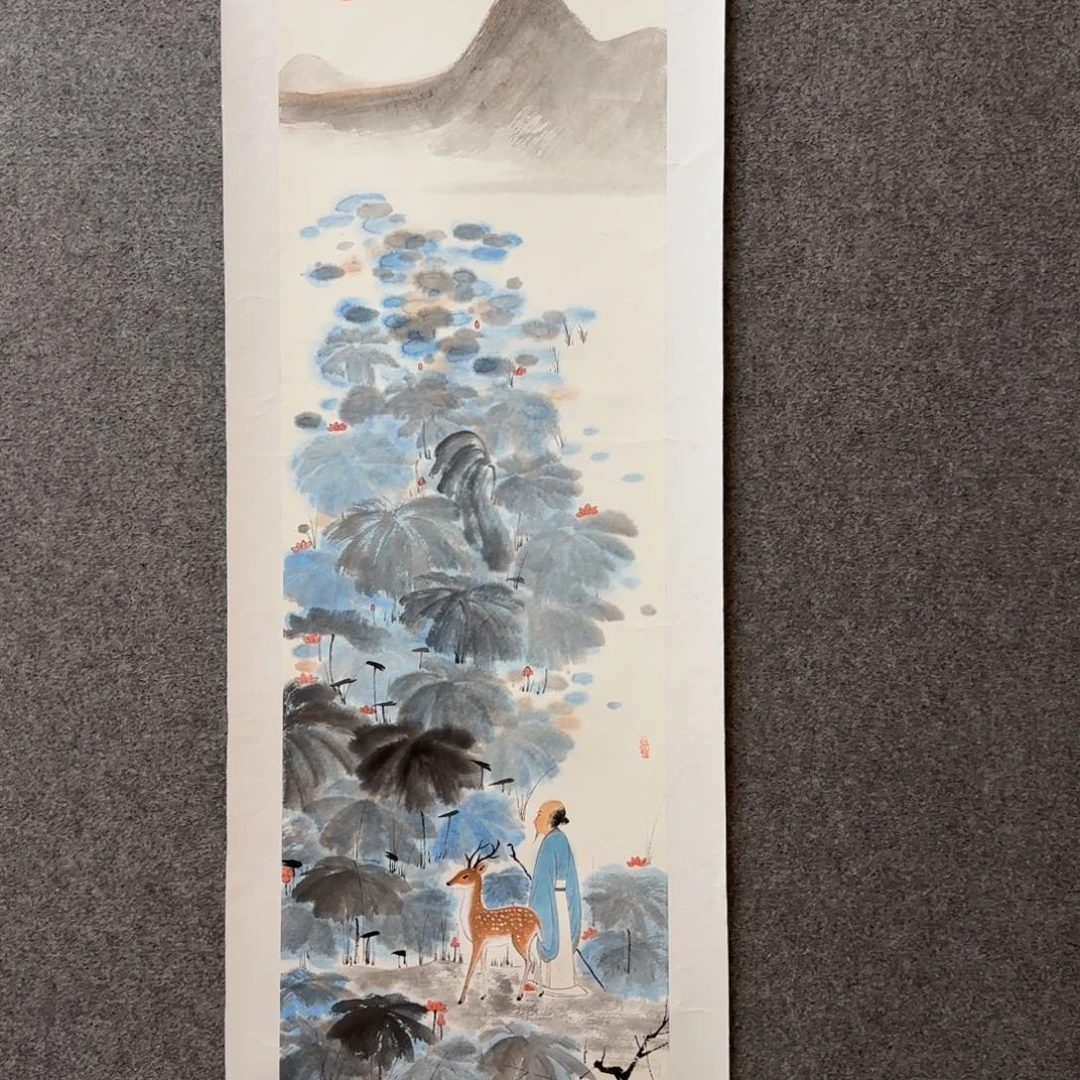 国画觉石老师手绘作品