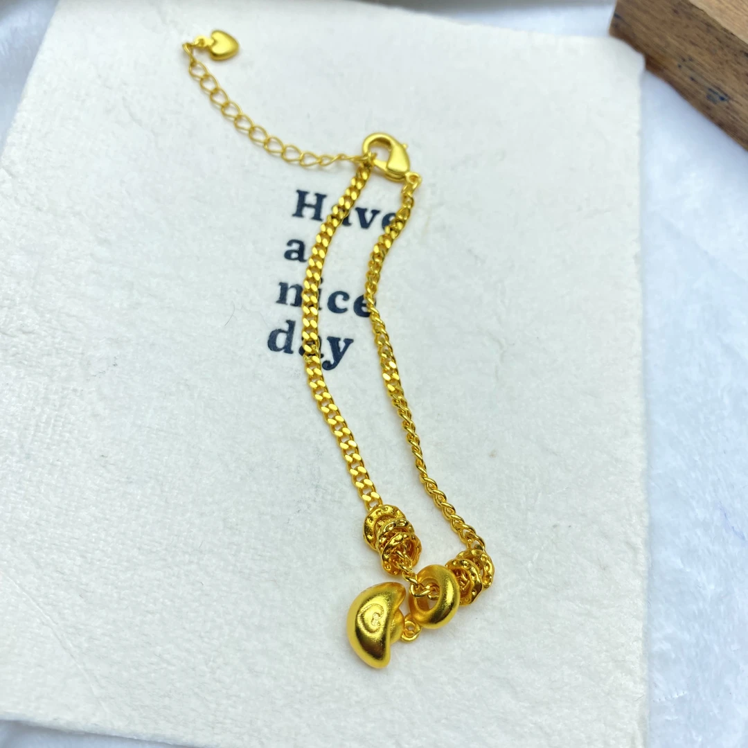 手链 F黄色元宝盘缠手链多样性发货47017