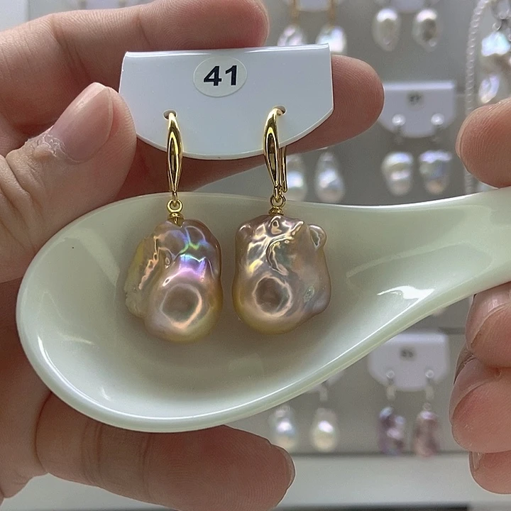 微***雨银S925镶嵌颈饰淡水珍珠41