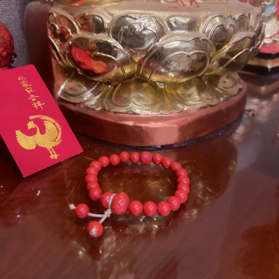 蓝宫调 朱葫芦手串  年奉 M4