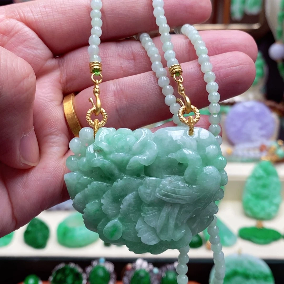 颈饰未镶嵌翡翠翡翠吊坠