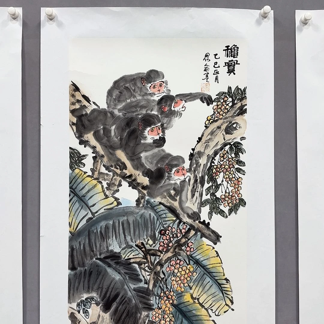 国画亲笔手绘放心去藏