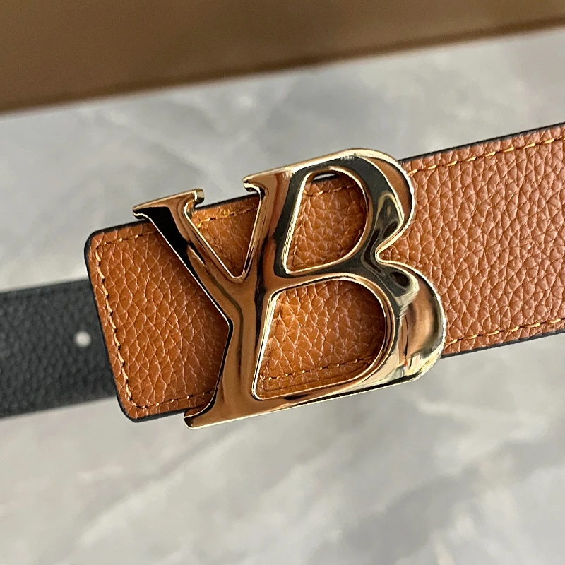 VBA 55 单头  ZKK牛皮皮带合金板扣商务百搭高档腰带男款经典休闲