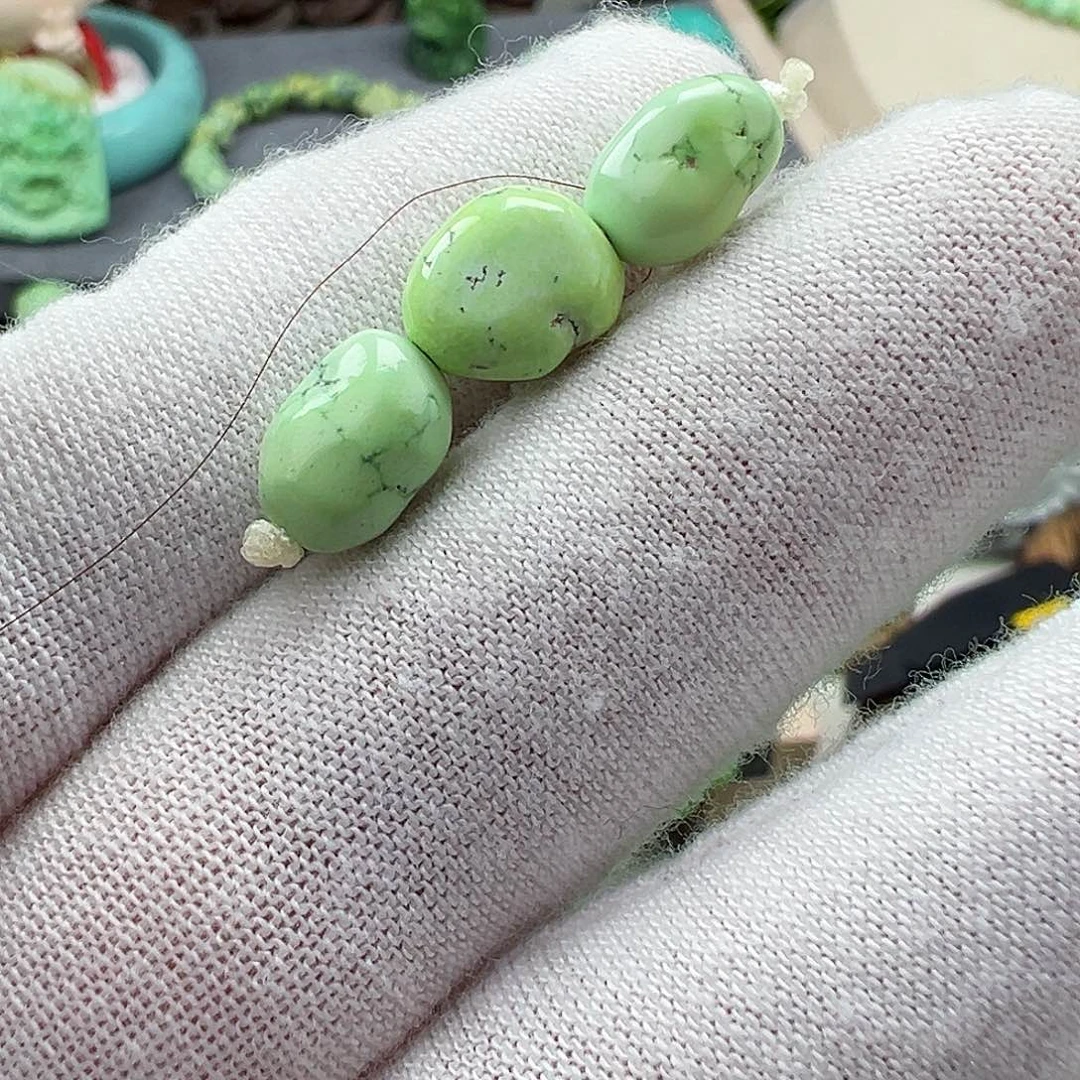 绿松石菜籽黄绿松石Z未镶嵌