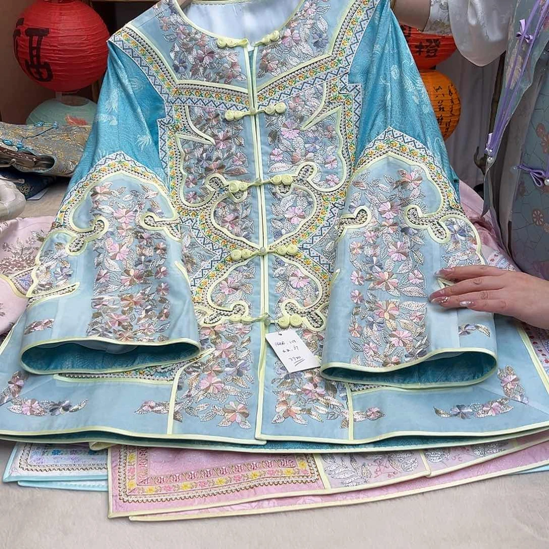 刺绣破价重工太太服均码