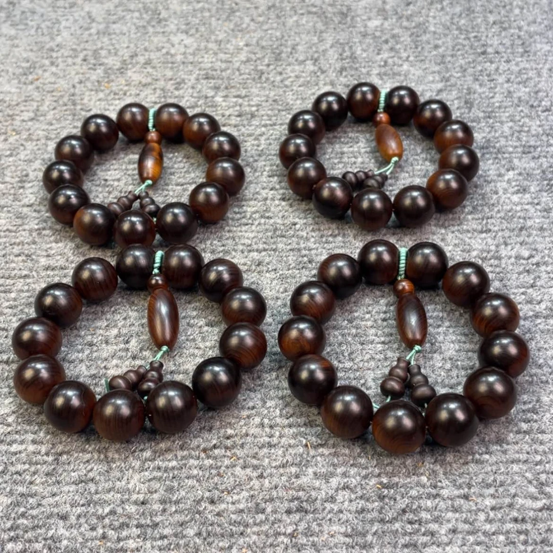 【闪购商品】柏木（崖柏）雷雷，1.8圆珠天眼，咖啡豆甜奶香