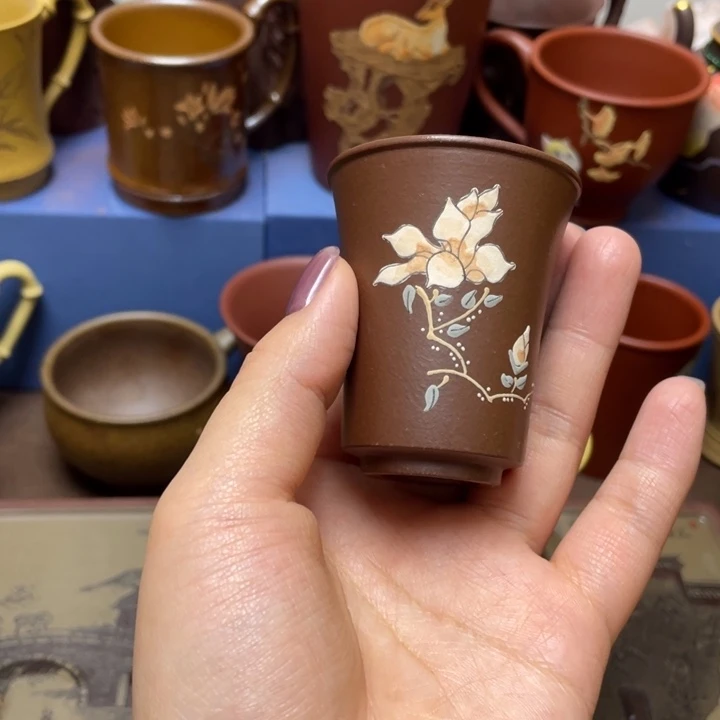 紫砂茶杯紫砂主人杯