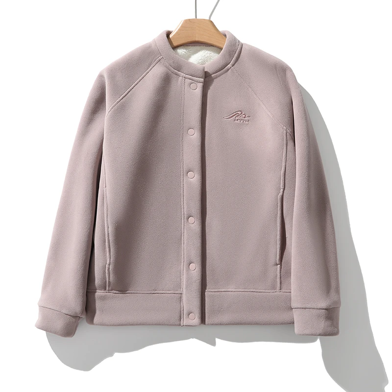 【绒绒小暖炉】百搭显瘦保暖防风加绒加厚棉衣小立领外套B7442#8577