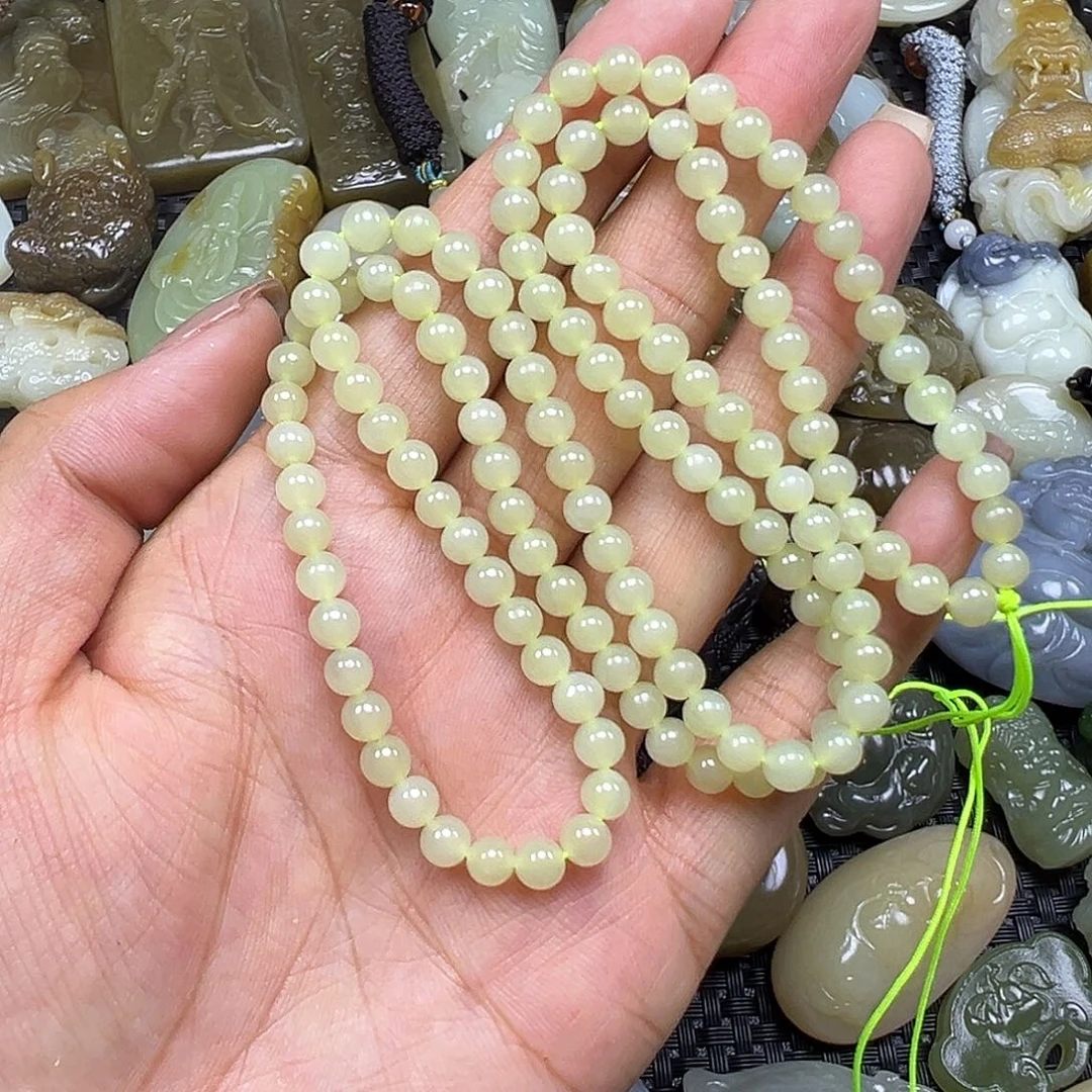 和田玉未镶嵌颈饰5