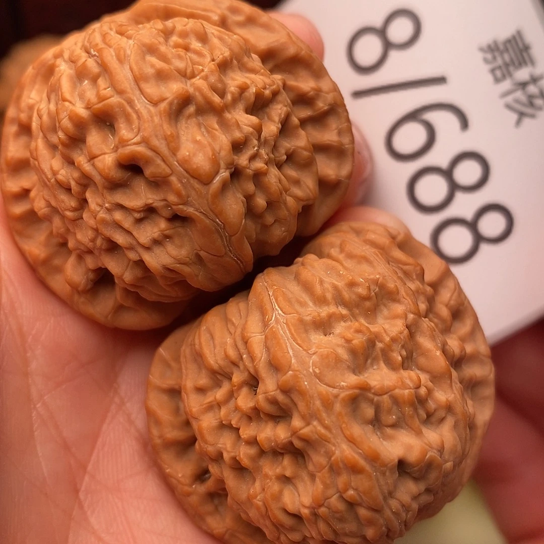 把件文玩核桃40球白