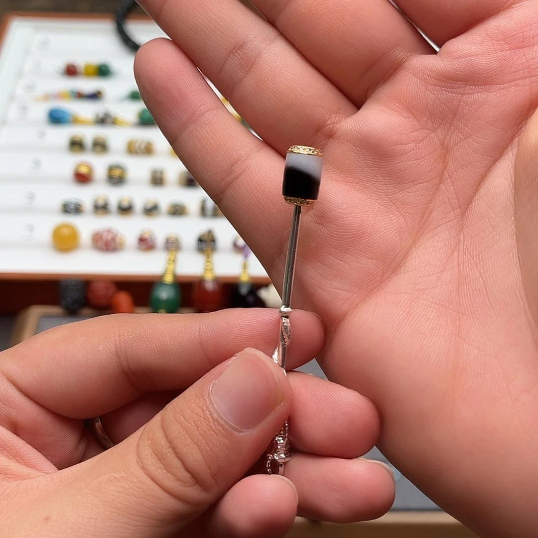 E***m玛瑙/玉髓单珠未镶嵌