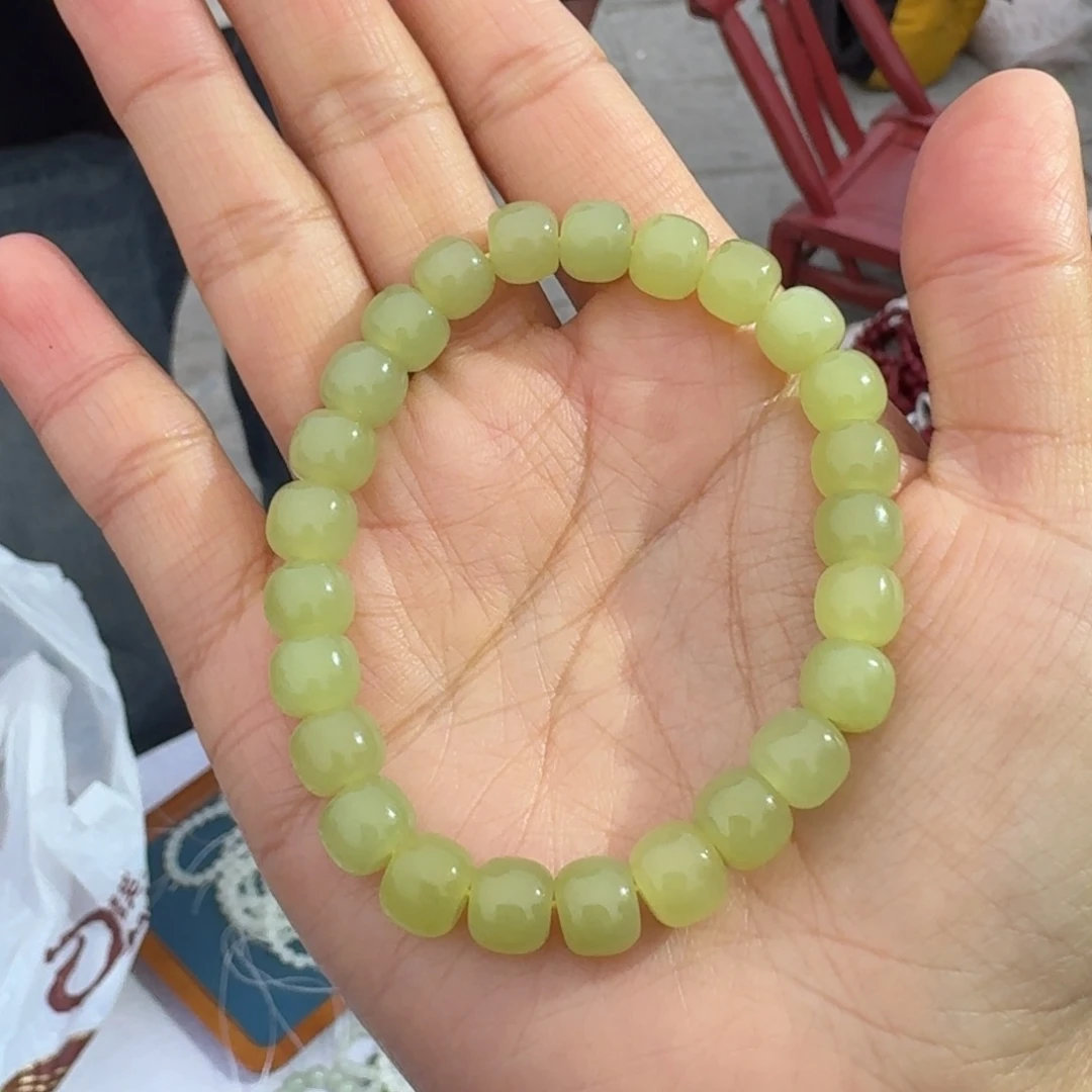 和田玉颈饰未镶嵌青黄口手串多样性拍一发一