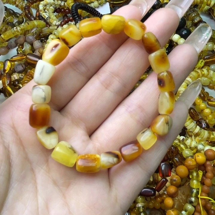 琥珀未镶嵌珠宝奇石