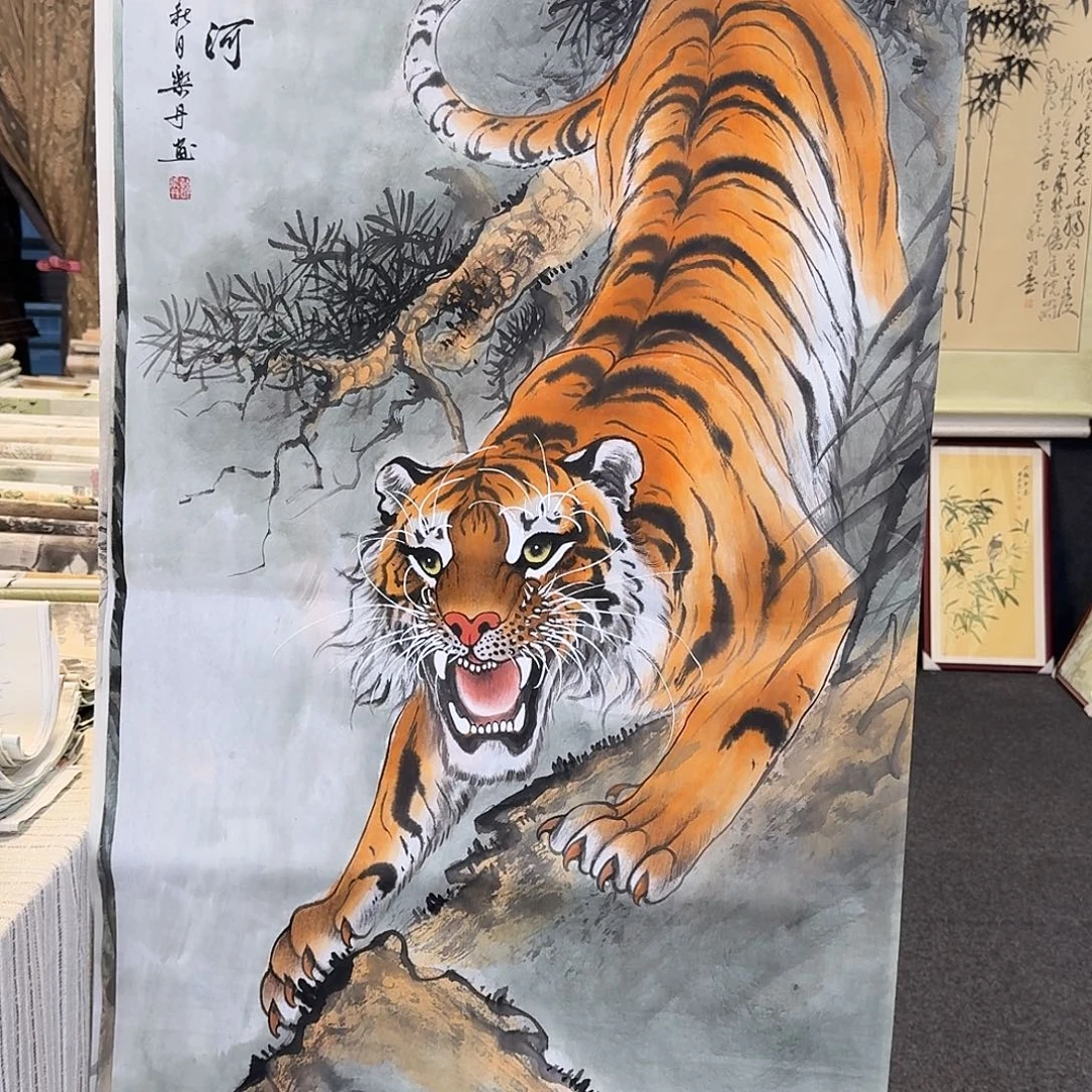 纯手工国画作品好看