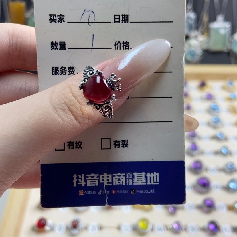 【闪购商品】托帕石戒指银S925镶嵌温*?