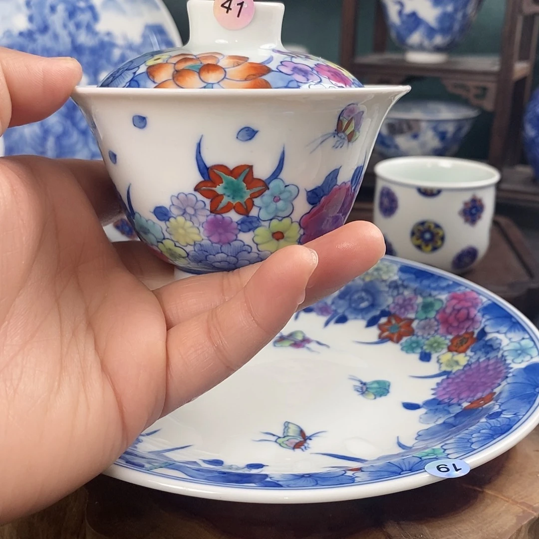 瓷片景德镇手绘青花茶器41