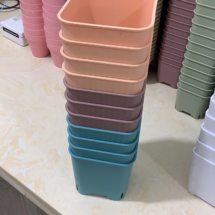 方口14紫色粉色蓝色各4个带托