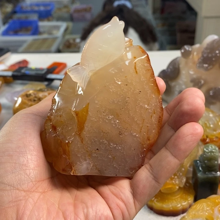 玛瑙/玉髓吊坠(不含链)未镶嵌
