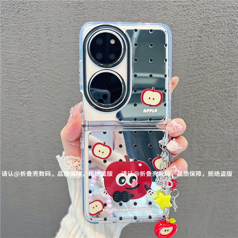 （华为系列)折叠镜面适用华为p50pocket/华为PocketS手机壳防摔潮