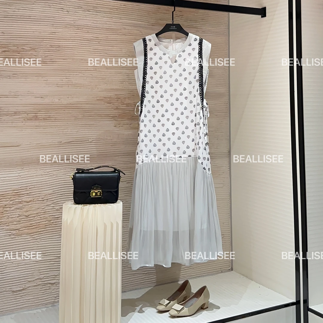 【宠粉价】夏季新款无袖显瘦国风时尚气质宽松连衣裙W-A886