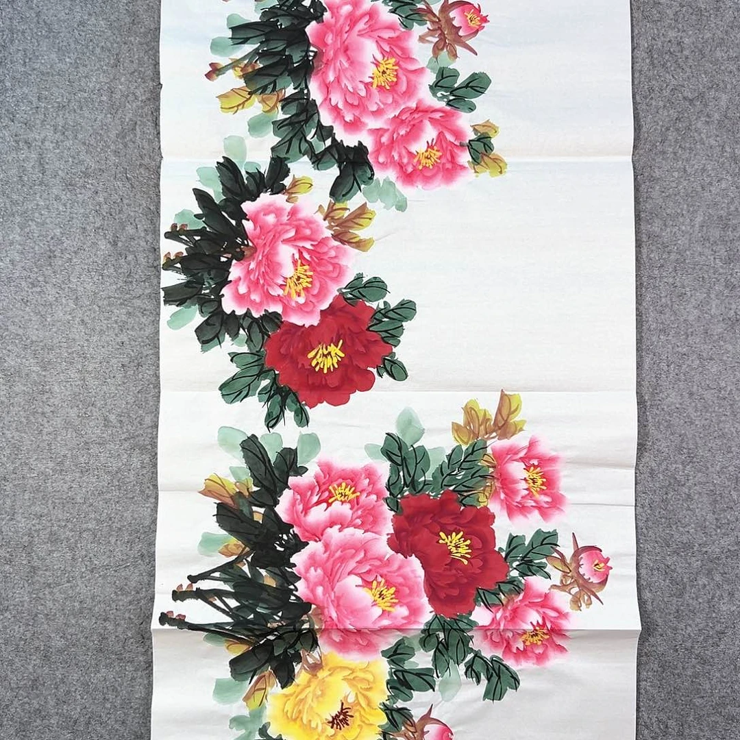 国画009 牡丹花盛开时最美丽