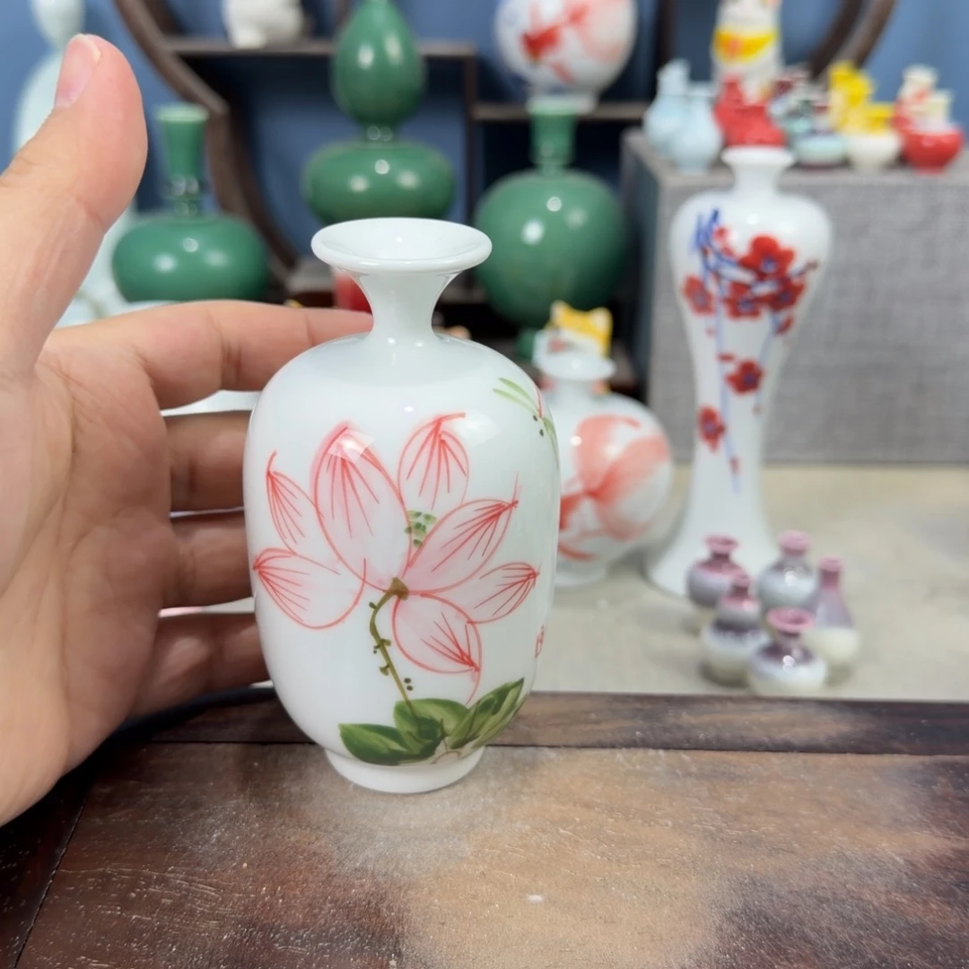 陶瓷手工小花器摆件