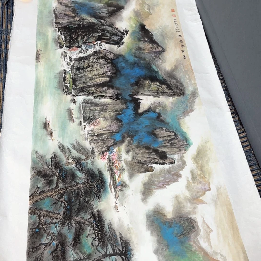 国画刘玉斌小六尺童