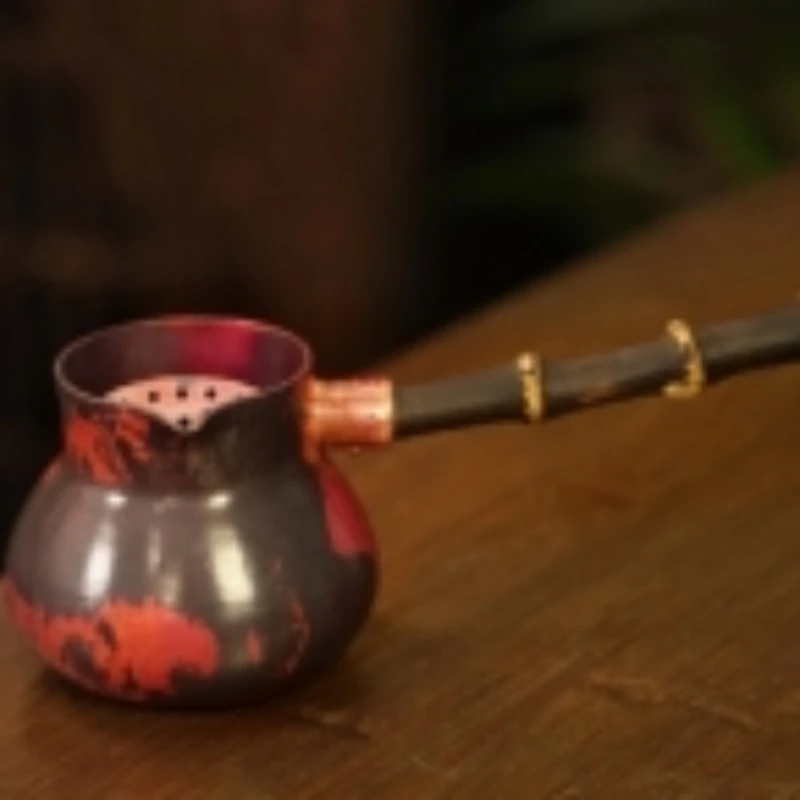 铜也  紫竹公道杯-长网款-约300ml竹-茶道茶器