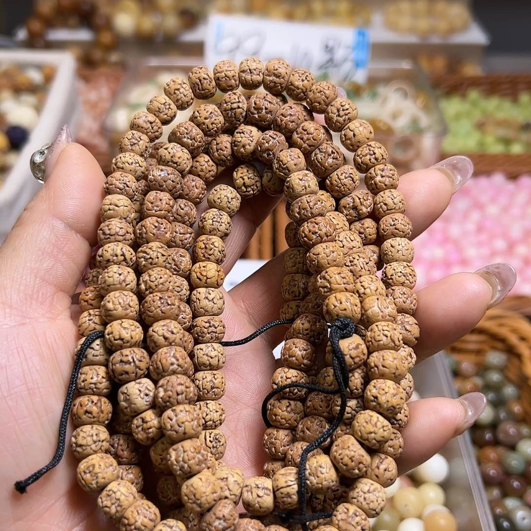 白玉菩提吊坠卡10刚1条