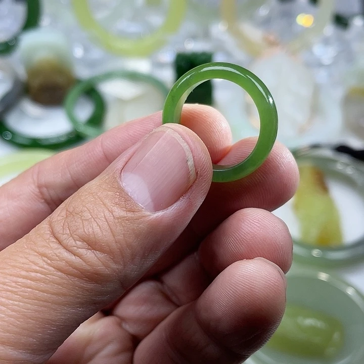 和田玉戒指未镶嵌18