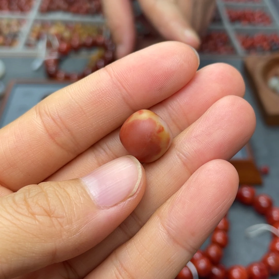 南红玛瑙单珠13多样性发1未镶嵌