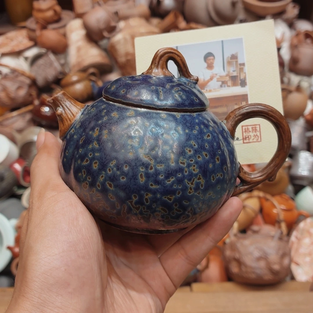 柴烧建盏原矿高岭土茶器皿