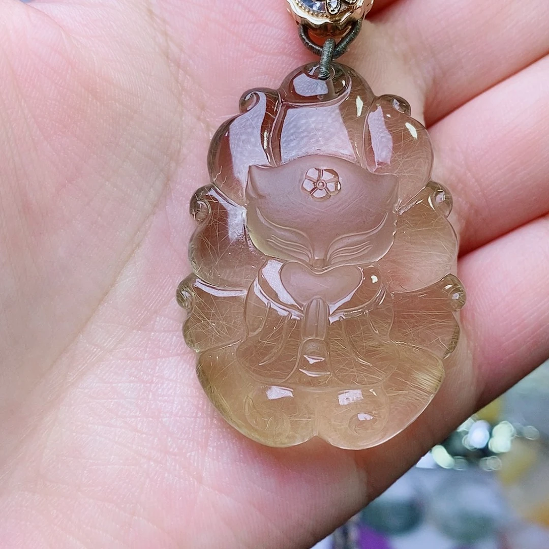 未镶嵌吊坠(赠链)水晶