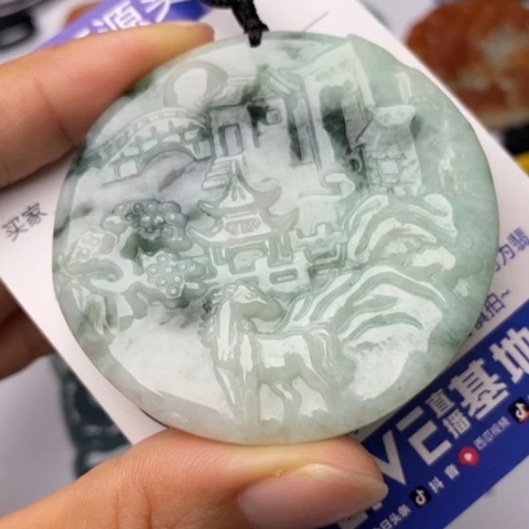 翡翠未镶嵌颈饰翡翠