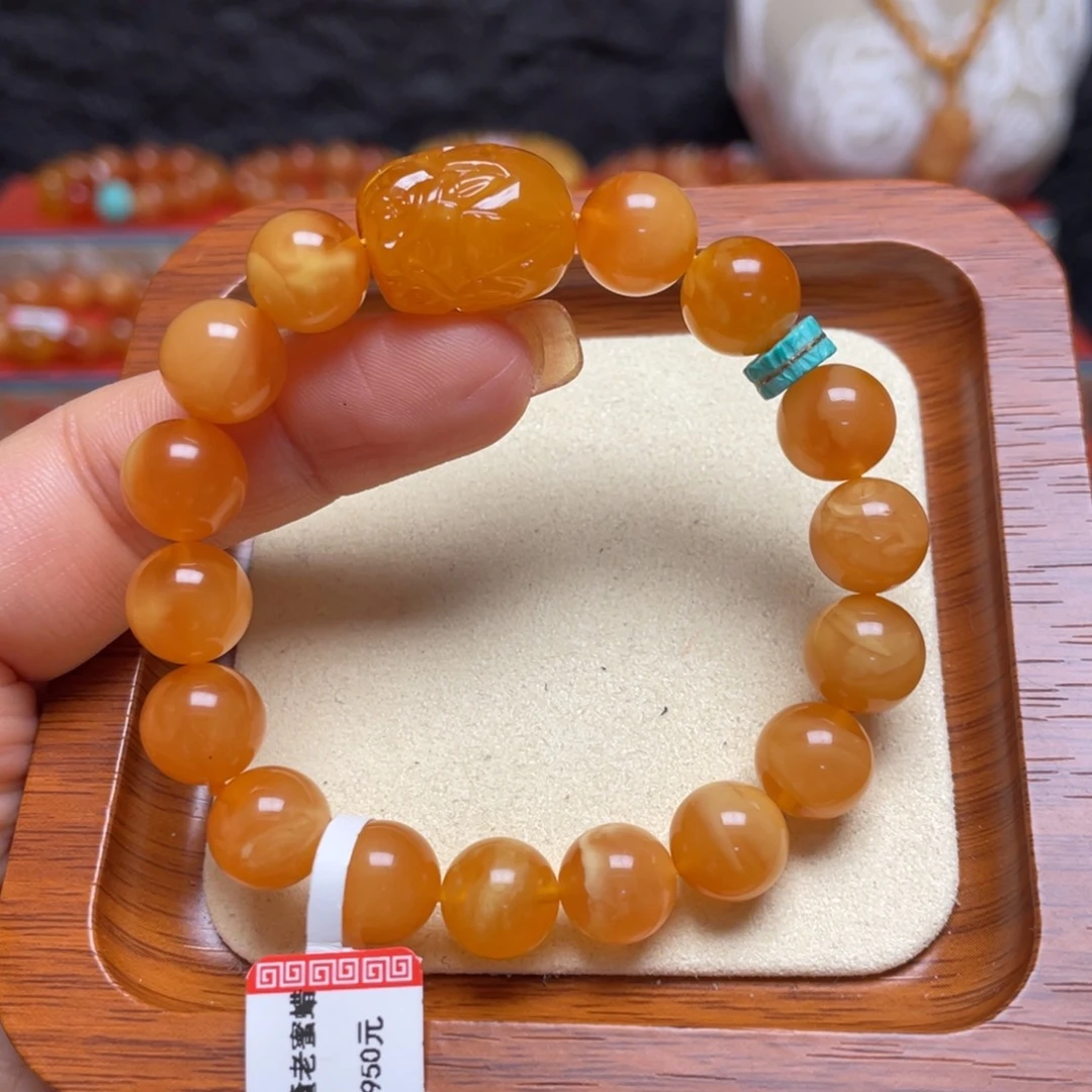 蜜蜡未镶嵌手链手串