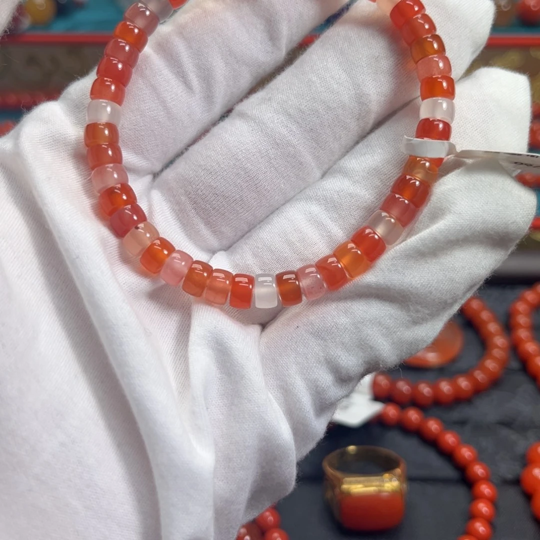 南红玛瑙未镶嵌手串