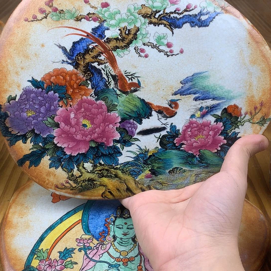 郑***花杯景德镇陶瓷手作