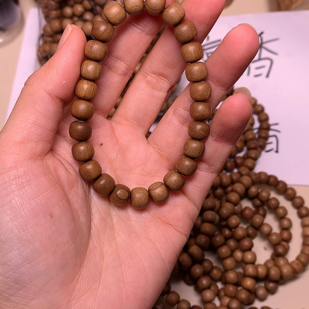 【闪购商品】檀香木手串/手链檀香7/8单圈瑕疵