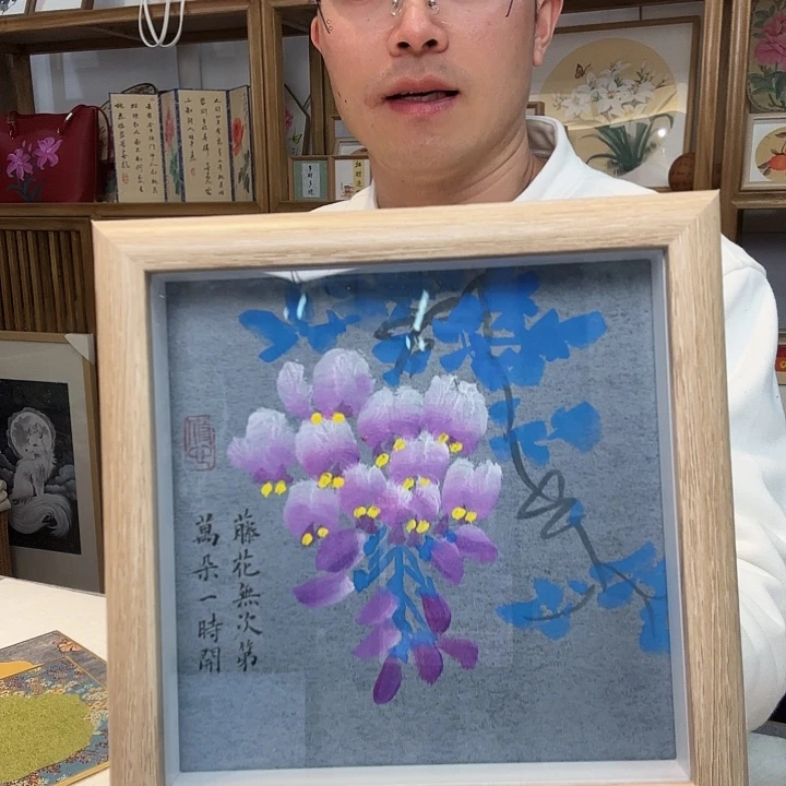 有机玻璃手绘作品 手绘