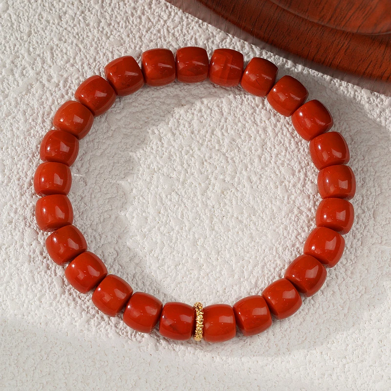 【大展鸿图】南红手串18（天然珠宝多样性发其一）