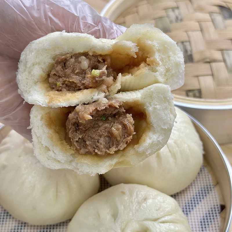 京来居招牌大肉粽传统老面发酵手工豆沙包子早餐组合