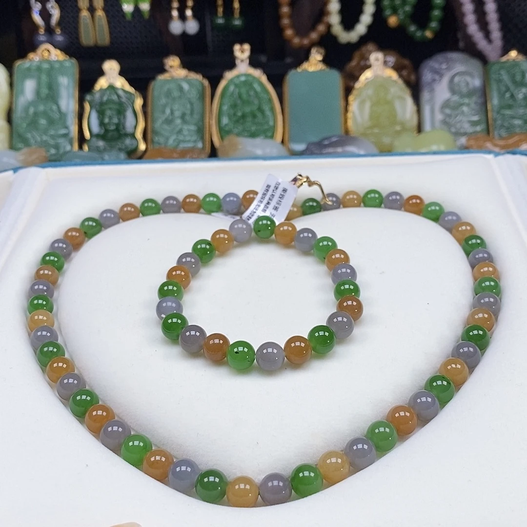 和田玉未镶嵌颈饰多宝福利8